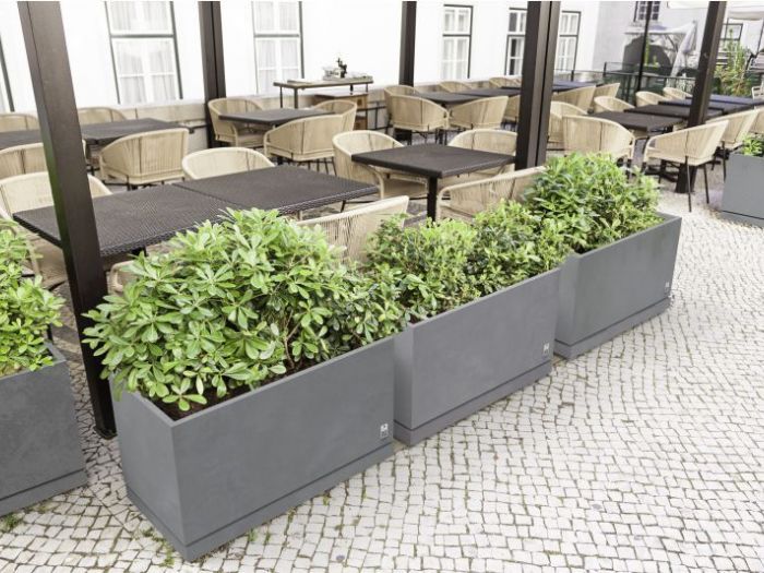 Archisio - D Materials - Progetto Regular planter with saucer