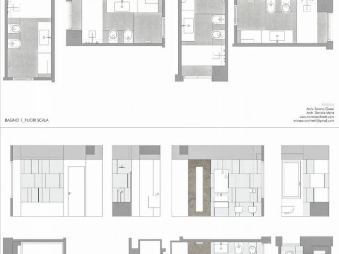Archisio - Minima Architetti - Progetto minima architetti ristrutturazione appartamento appio latino roma