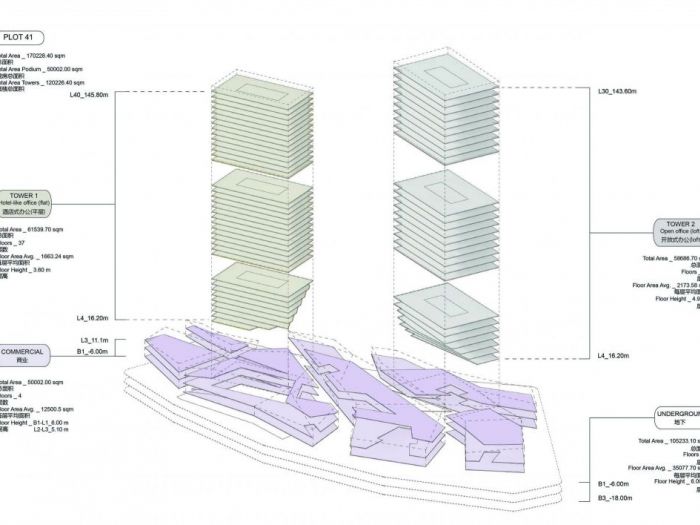Archisio - Plasma Studio - Progetto Huafa square planning