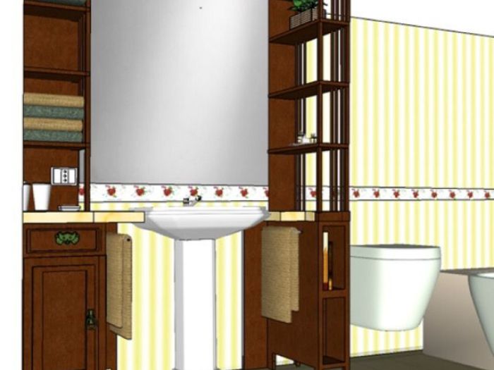 Archisio - Myriam Primavera - Progetto Progettazione mobile bagno in stile classico