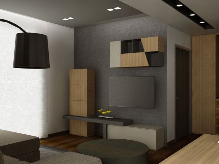 Archisio - Archirender3d - Progetto Progetto dinterni per appartamento al piano terra