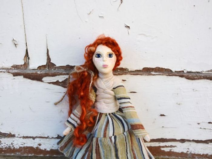 Archisio - Pupillae Art Dolls - Progetto Paper clay dolls mori girl art doll lucy
