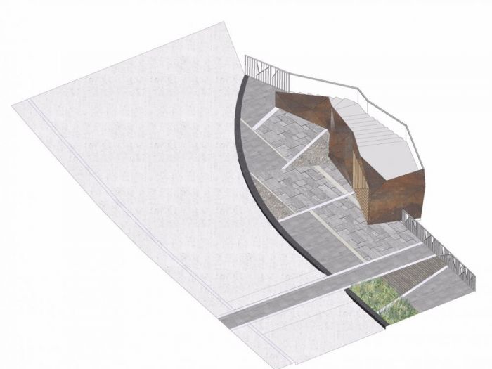 Archisio - Gionatan Calvo - Progetto Concorso di idee per la riqualificazione architettonica-ambientale di viale castello
