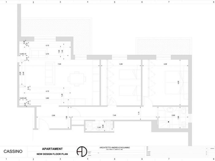 Archisio - Andrea Daguanno - Progetto Ristrutturazione di un appartamento