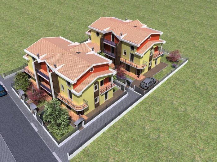 Archisio - Denis Rudellin - Progetto Realizzazione di 6 case a schiera