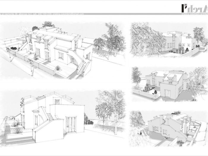 Archisio - Cristina Colombini - Progetto Quattro appartamenti in villa
