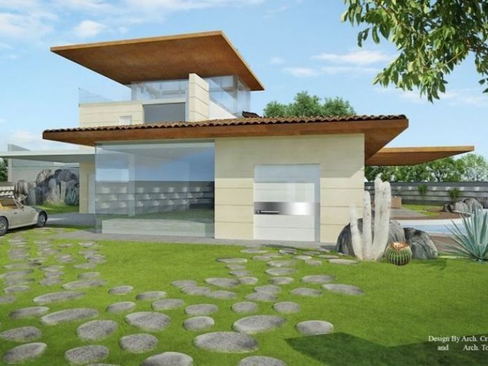 Archisio - Gilles Patrice Arch Todaro - Progetto Lussuosa villa unifamiliare superpanoramica