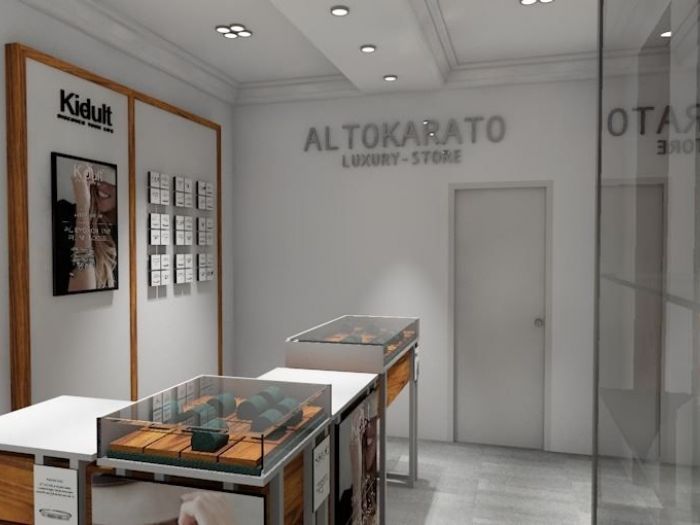 Archisio - Andrea Pontoglio - Progetto Altokarato cc la grande mela verona - luxury store