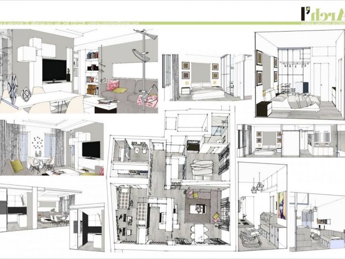 Archisio - Cristina Colombini - Progetto Un appartamento moderno in centro storico