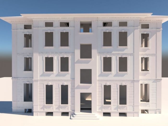 Archisio - Andrea Daguanno - Progetto Proposta di restyling esterno di una palazzina storica