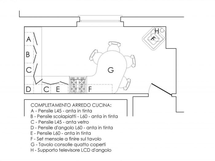 Archisio - Valter Arcari - Progetto Appartamento - arredi