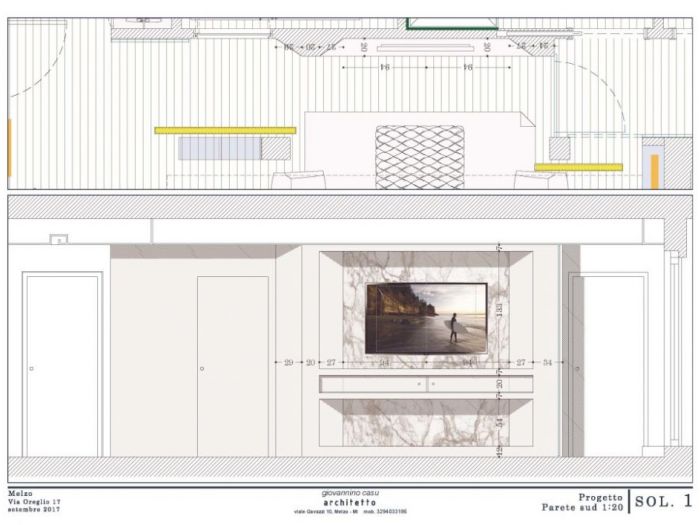 Archisio - Studiocasu Architettura Urbanistica Design - Progetto Appartamento a melzo