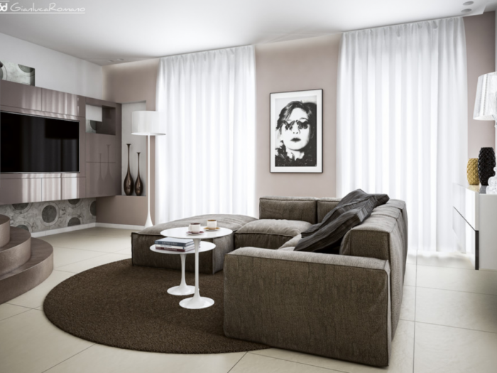 Archisio - 3d Gianluca Romano - Progetto Elegant living