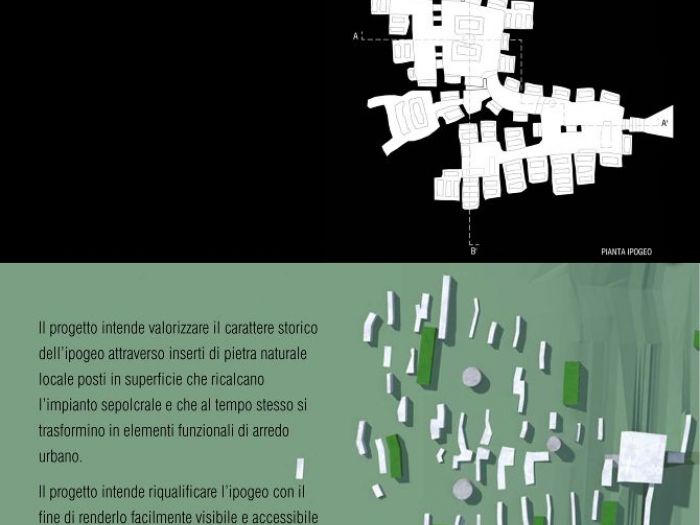 Archisio - Alessandro Ferro - Progetto Riqualificazione funzionale e valorizzazione ambientale dellarea archeologica catacombe di manomozza