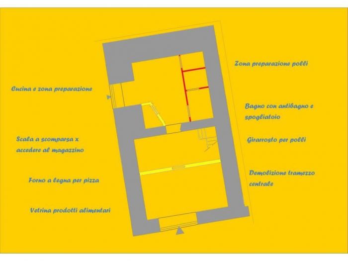 Archisio - Francesca Morano - Progetto Locale commerciale - progetto 2