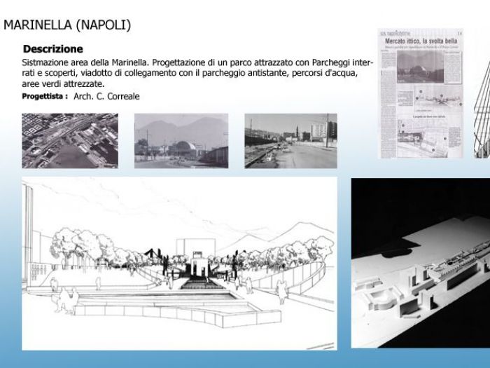 Archisio - Claudio Correale - Progetto Sistemazione area della marinella