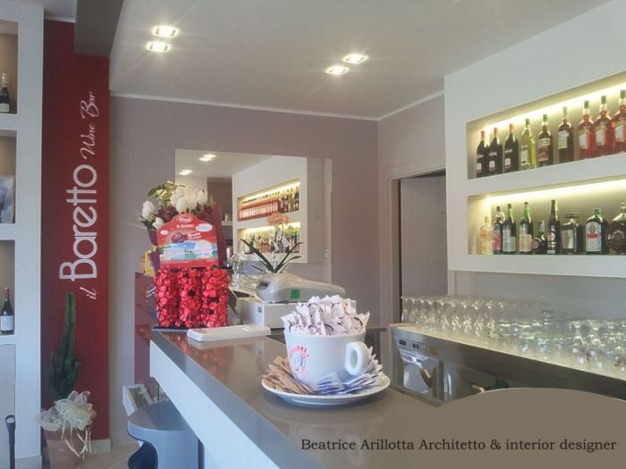Archisio - Beatrice Arillotta Architetto - Progetto Bar il baretto wine bar