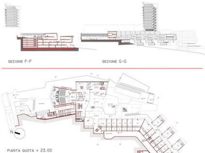Archisio - Domenico Sforza - Progetto Tesi di laurea in architettura - progettazione architettonica e urbanaProgetto di margine delle mura megalitiche