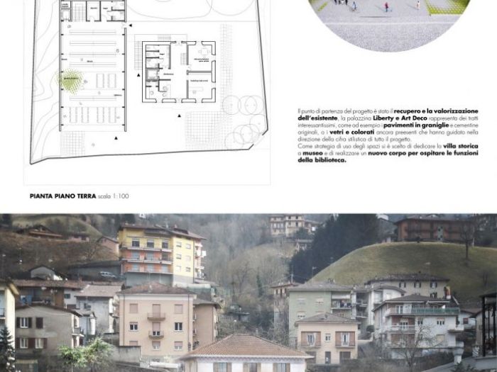 Archisio - Coarch Studio - Progetto San giovanni bianco concorso di idee per la nuova casa della cultura 2016