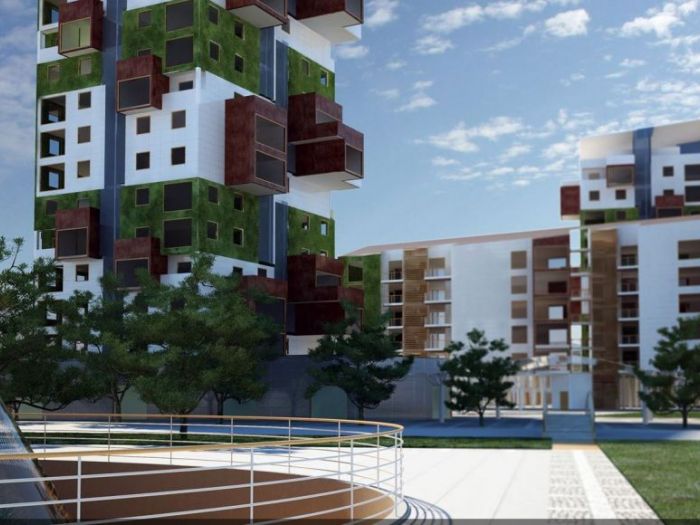 Archisio - Studio Campitiello Architetto - Progetto Concorso internazionale di progettazione di housing sociale milano figino