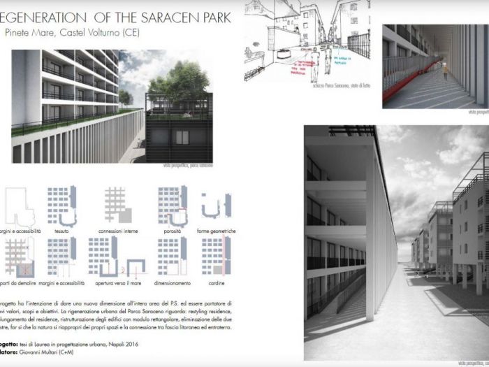 Archisio - Gennaro Bernardo - Progetto Regeneration of the saracen park