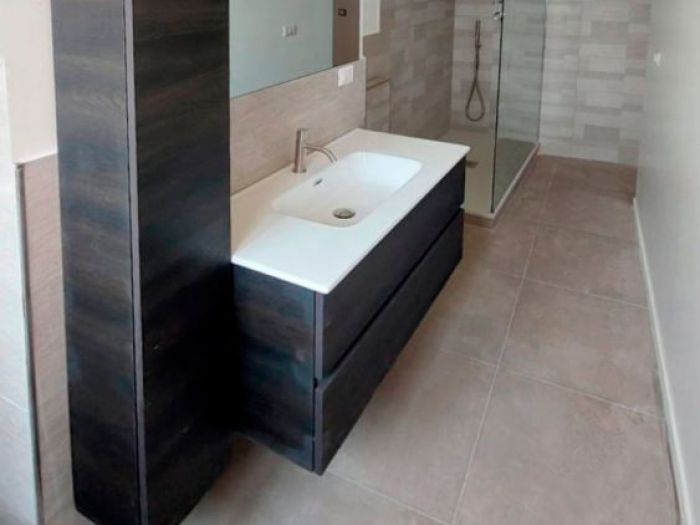 Archisio - Mani Srl Ristrutturazini - Progetto Ristrutturazione completa bagno roma zona collatina