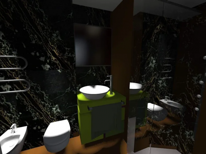 Archisio - Giuseppe Strippoli - Progetto Concept bathroom