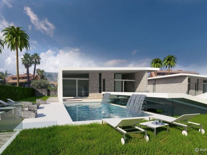 Archisio - Gilles Patrice Arch Todaro - Progetto Villa panoramica di lusso con piscina