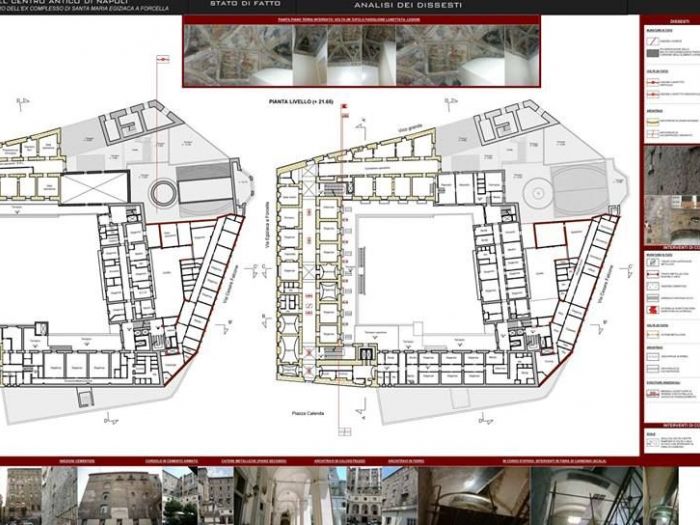 Archisio - Alessandra Pascarella - Progetto Restauro dellex complesso di santa maria egiziaca a forcella
