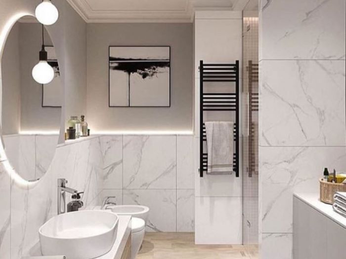 Archisio - New Area Design - Progetto Villa aa- particolare bagno e camera da letto