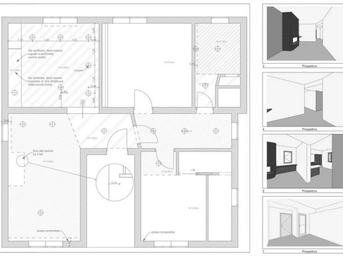 Archisio - Studio Ferretti - Progetto Ristrutturazione appartamento in bifamiliare
