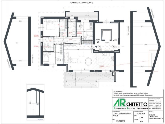 Archisio - Alessandro Restori - Progetto Interior design appartamento