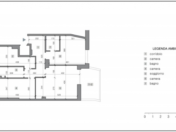 Archisio - Gianluca Ferranti - Progetto Appartamento 85 mq montagnola roma