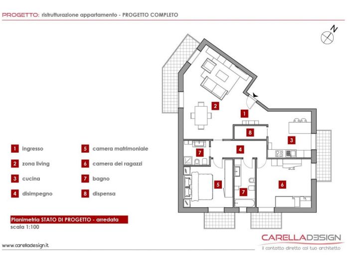 Archisio - Carella Design - Progetto Progetto di ristrutturazione