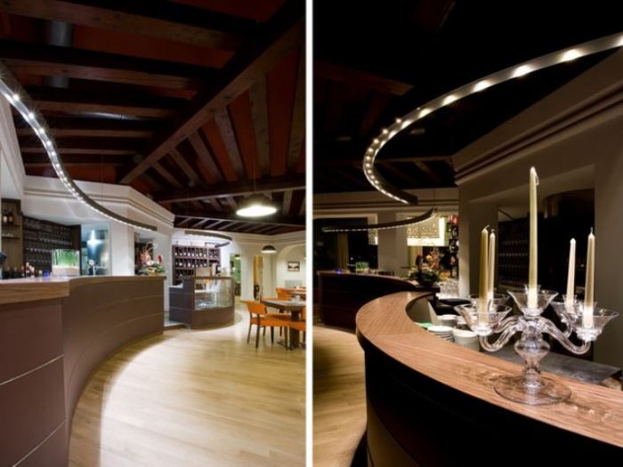 Archisio - Dario Poles - Progetto Interior design bar lux