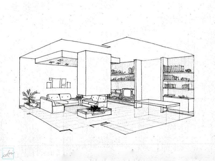 Archisio - Cofra Architettura Design Innovazione - Progetto Sistemazione interna ed arredamento di un appartamento