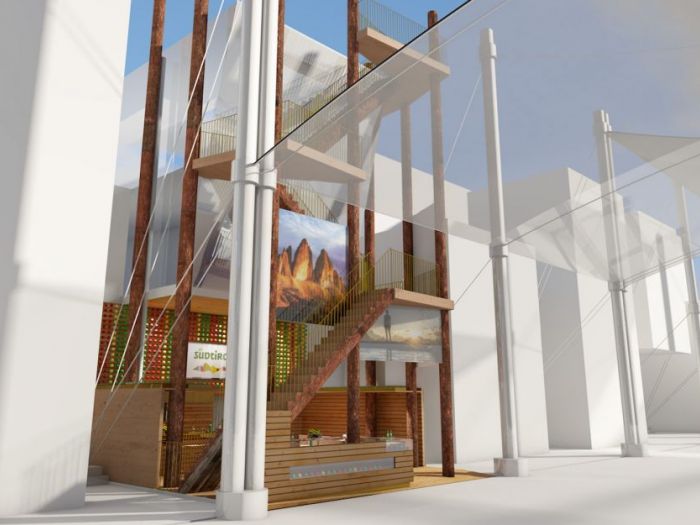 Archisio - Manuel Benedikter - Progetto Concorso padiglione alto adige sdtirol expo milano 2015