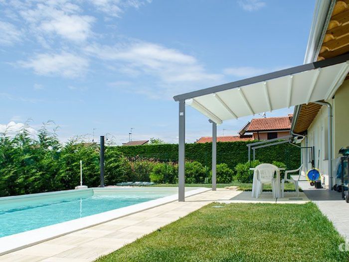 Archisio - De Biasi Tendaggi - Progetto Outdoor con piscina