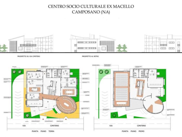 Archisio - Leopoldo Esposito Architetto - Progetto Centro sociale - ex mattatoio