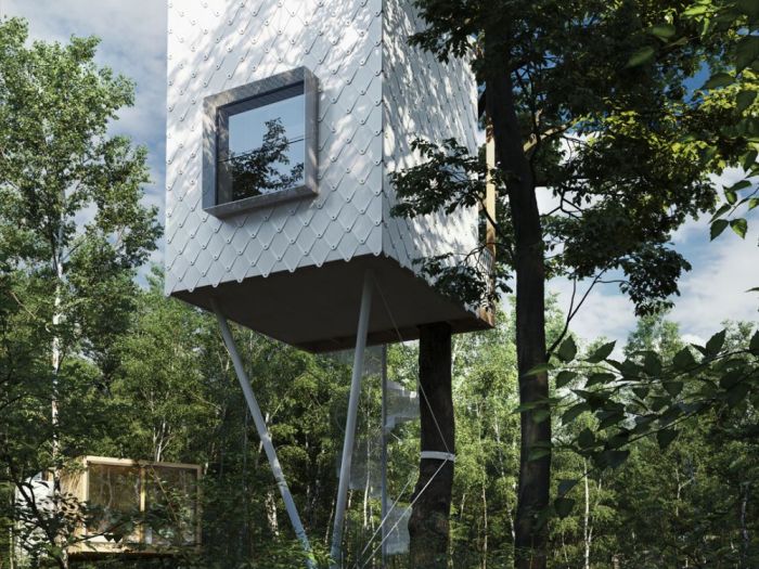 Archisio - Sahn Architects - Progetto Treehouse module