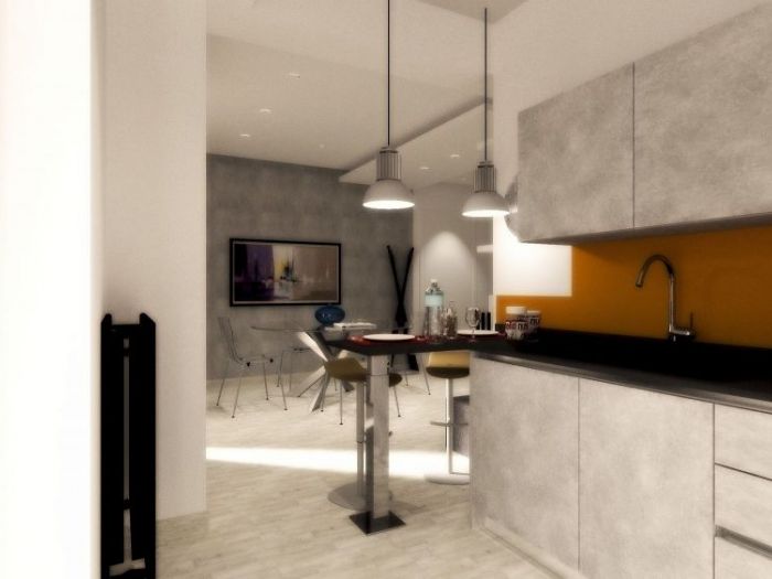 Archisio - Luigi Vasari Interior Design - Progetto Cucina living