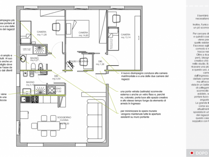 Archisio - Amodo - Progetto Una casa per quattro