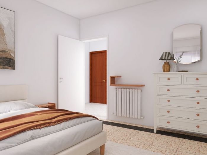 Archisio - Georgia Lo Iacono - Progetto Home staging virtuale di un bilocale in via rondissone a torino solo un piccolo boost