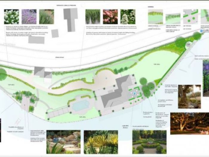 Archisio - Rizzi Giardini - Progetto Progettazione parco di villa con piscina