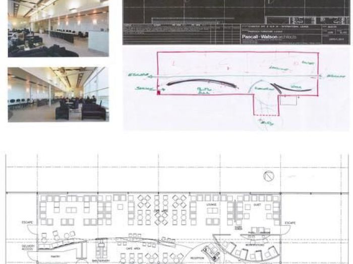 Archisio - Claudio Correale - Progetto Aeroport development - in team - vip lounge - klm stanstead aeroport - londra Studio di progettazione pascalwatson architects londra