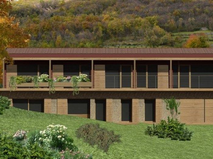 Archisio - Michele Slaviero - Progetto Realizzazione di casa unifamiliare con struttura in legno a basso consumo energetico