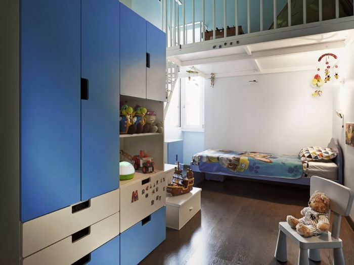 Archisio - Gruppo Castaldi - Progetto Colors in love - progettazione e ristrutturazione appartamento rione prati roma