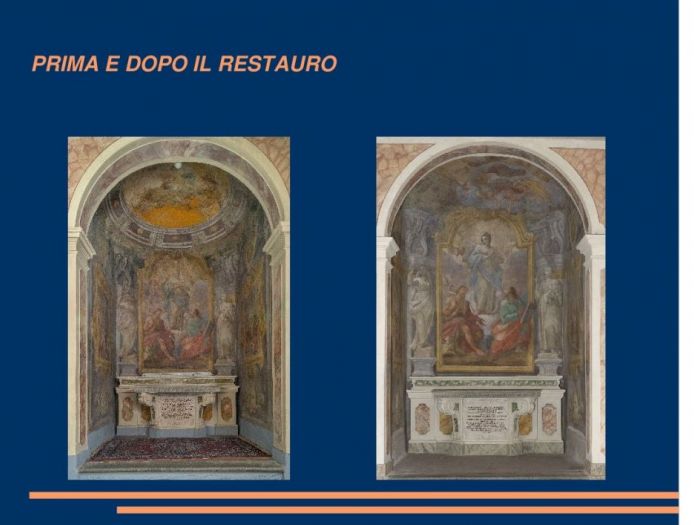 Archisio - Mirta Cappelli - Progetto Restauro cappella s Giovanni evangelista chiesa s Stefano in lamporecchio