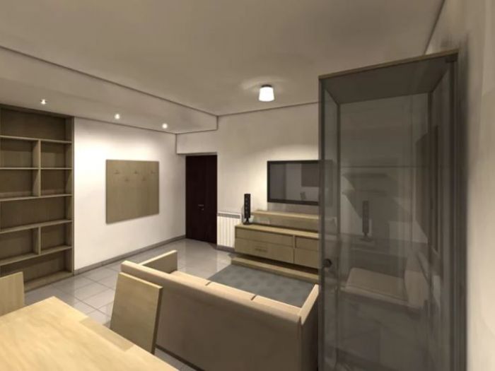 Archisio - Gesino Macrina - Progetto Nuova distribuzione degli spazi interni di un appartamento prenestina - roma2012