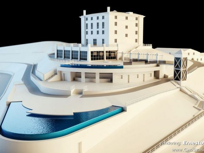 Archisio - Cad Service Di Ernesto Di Gregorio - Progetto Modellazione 3d e rendering di un complesso turistico